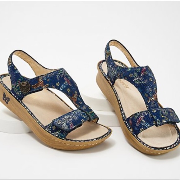 Alegria KEN-158 Kendra Leather T-Strap Sandals - Picture 3 of 16